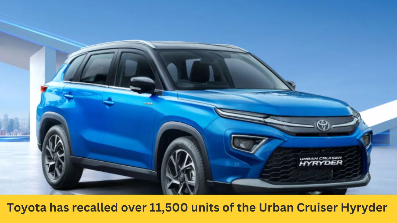 Toyota Urban Cruiser Hyryder Recall Alert: Over 11,500 Units Affected by Faulty Fuel Gauge – What Owners Need to Know Now