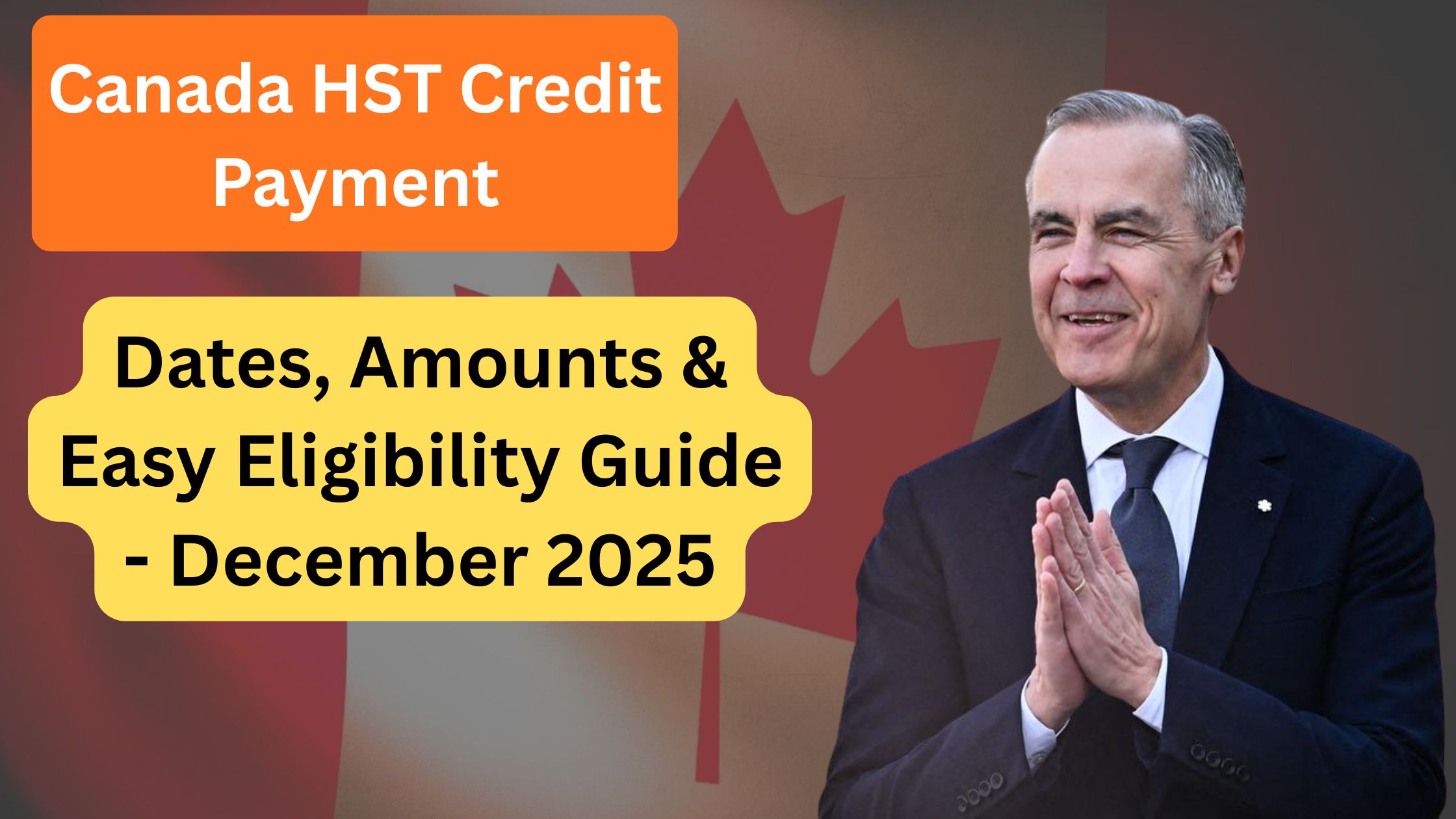 Canada HST Credit Payment