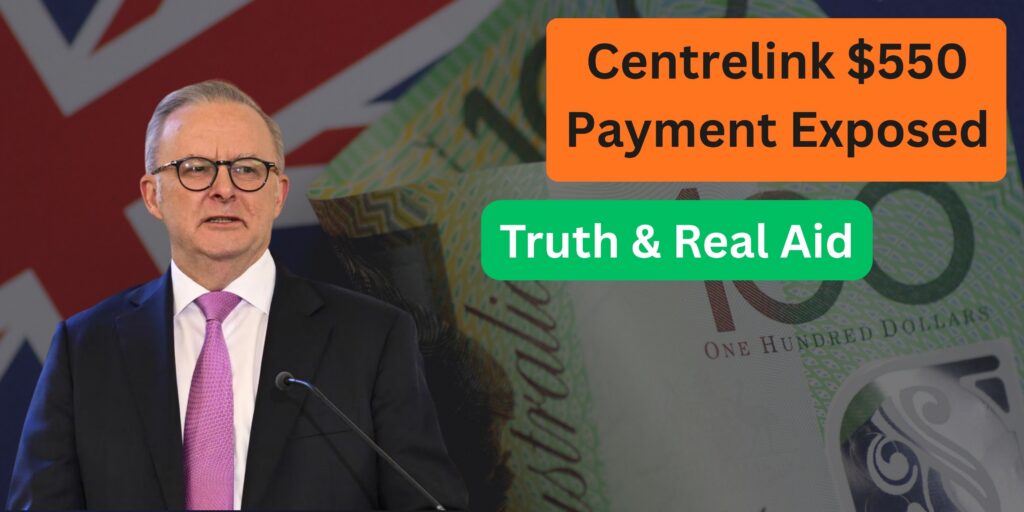 Current image: Centrelink $550 Payment