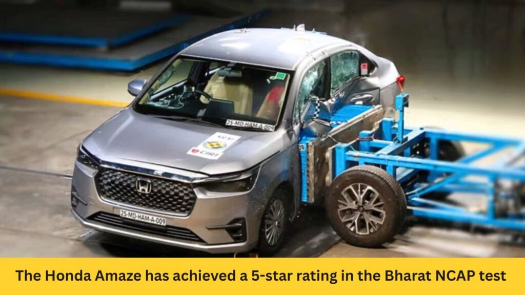 Honda Amaze 5-Star Bharat NCAP Triumph: The Compact Sedan Redefining Safety in India